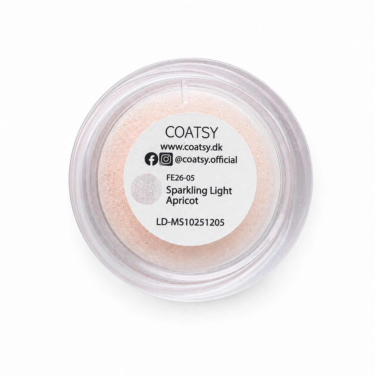 SPARKLING LIGHT APRICOT